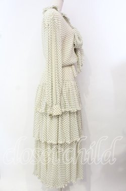 画像3: INGEBORG / ドットティアードワンピース  アイボリー O-25-10-21-045-LO-OP-OW-OS