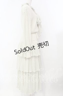 画像3: INGEBORG / ドットティアードワンピース  アイボリー O-25-10-21-045-LO-OP-OW-OS