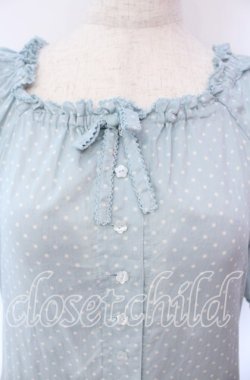 画像2: PINK HOUSE / ドットワンピース  サックス O-25-10-21-046-LO-OP-OW-OS