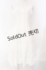 PINK HOUSE / ローンフリルタブリエワンピース  シロ O-25-10-21-047-LO-OP-OW-OS