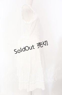 画像3: PINK HOUSE / ローンフリルタブリエワンピース  シロ O-25-10-21-047-LO-OP-OW-OS