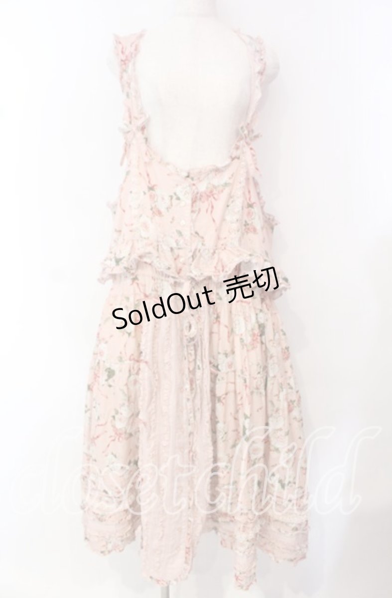 画像1: PINK HOUSE / Dorry Roseプリントワンピース  ピンク O-25-10-21-048-LO-OP-OW-OS (1)