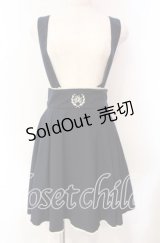 Secret Honey / コーデュロイSH刺繍サスペンダースカート  ネイビー O-25-10-21-051-CA-SK-IG-OS