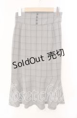 an another angelus / チェックタイトスカート  グレー O-25-10-21-059-CA-SK-IG-ZT1029P