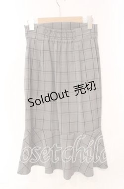 画像2: an another angelus / チェックタイトスカート  グレー O-25-10-21-059-CA-SK-IG-ZT1029P