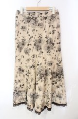 INGEBORG / ジャガードフラワーロングスカート 13 ベージュ O-25-10-21-060-LO-SK-OW-ZT162