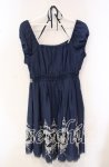 画像3: 【SALE】Secret Honey / うさぎ刺繍ワンピース  ネイビー O-25-10-21-078-CA-OP-IG-ZT058 (3)