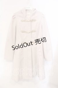 Secret Honey / ビット付コート  アイボリー O-25-10-21-084-CA-CO-IG-ZT-C035