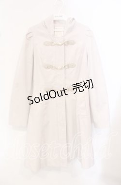 画像1: Secret Honey / ビット付コート  アイボリー O-25-10-21-084-CA-CO-IG-ZT-C035