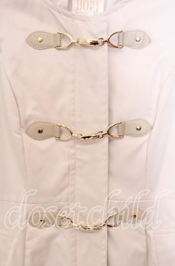 画像2: Secret Honey / ビット付コート  アイボリー O-25-10-21-084-CA-CO-IG-OS