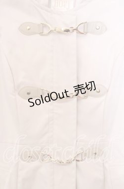 画像2: Secret Honey / ビット付コート  アイボリー O-25-10-21-084-CA-CO-IG-ZT-C035
