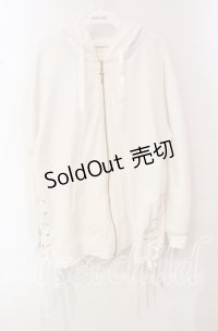 Secret Honey / サイドレースアップうさみみパーカー  オフ O-25-10-21-086-CA-TO-IG-ZT236