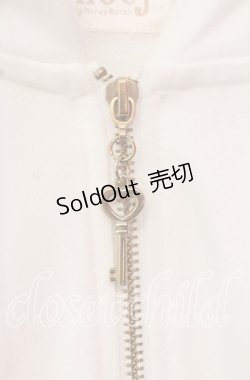 画像2: Secret Honey / サイドレースアップうさみみパーカー  オフ O-25-10-21-086-CA-TO-IG-ZT236