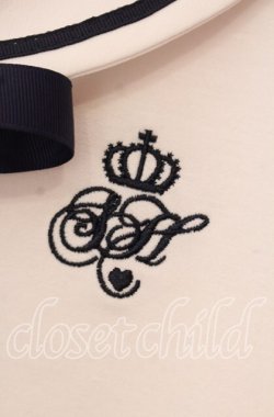 画像2: Secret Honey / SH刺繍セーラートップス  シロ×ネイビー O-25-10-21-087-CA-TO-IG-OS