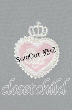 画像2: Secret Honey / ハートクラウンカーディガン  グリーン O-25-10-21-089-CA-TO-IG-ZT112