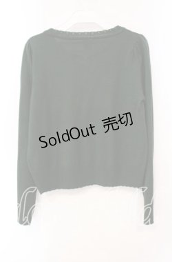 画像3: Secret Honey / ハートクラウンカーディガン  グリーン O-25-10-21-089-CA-TO-IG-ZT112