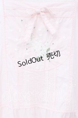 画像2: PINK HOUSE / 刺繍タックタブリエワンピース【お直しあり】  ピンク O-25-10-21-008-LO-OP-IG-OS