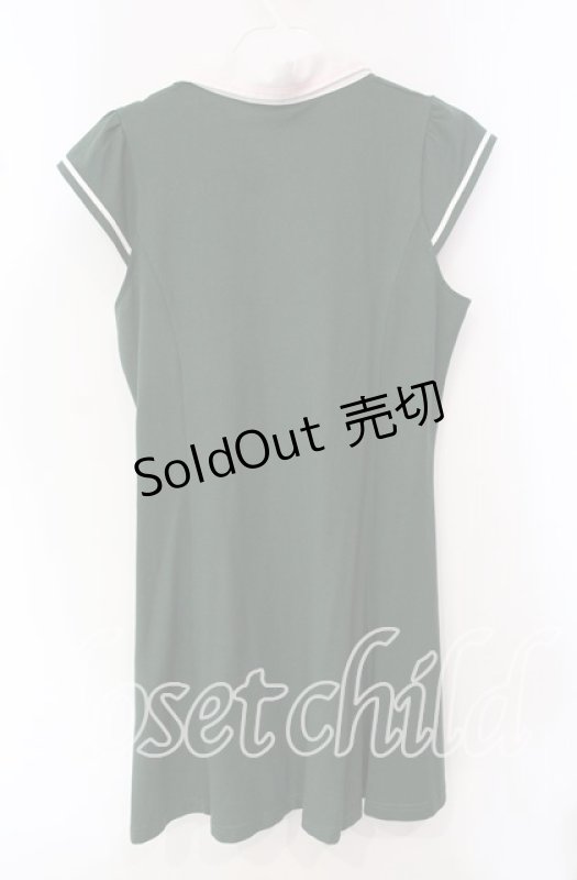 画像3: 【SALE】Secret Honey / PINK LABEL 蜂刺繍ポロワンピース  グリーン O-25-10-21-093-CA-OP-IG-ZT281 (3)