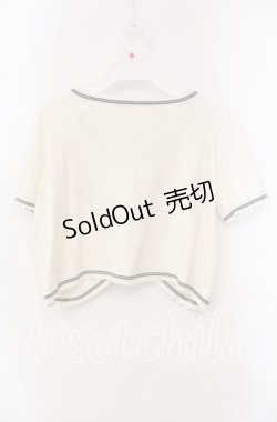 画像3: Secret Honey / SH刺繍半袖ボレロ  オフ O-25-10-21-095-CA-TO-IG-ZT276