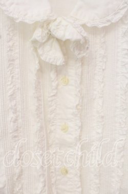 画像2: PINK HOUSE / ピンタック使いブラウス  シロ O-25-10-21-096-LO-BL-OW-OS
