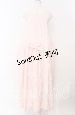 画像4: PINK HOUSE / 刺繍タックタブリエワンピース【お直しあり】  ピンク O-25-10-21-008-LO-OP-IG-OS