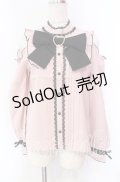 DearMyLove / ハートバックルリボンオフショルブラウス M ピンク O-25-10-21-103-EL-BL-OW-OS