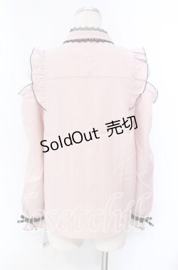 画像4: DearMyLove / ハートバックルリボンオフショルブラウス M ピンク O-25-10-21-103-EL-BL-OW-OS