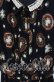 画像2: KANEKO ISAO / 花額縁柄ワンピース  クロ O-25-10-21-106-EL-OP-OW-OS (2)