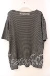 画像3: 【SALE】INGEBORG / ロゴ刺繍ボーダーTシャツ  クロ O-25-10-21-111-LO-TS-OW-ZT129 (3)