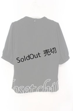 画像3: an another angelus / ヨークローズ刺繍プルオーバーブラウス F クロ O-25-10-21-121-CA-BL-OW-ZT1029P