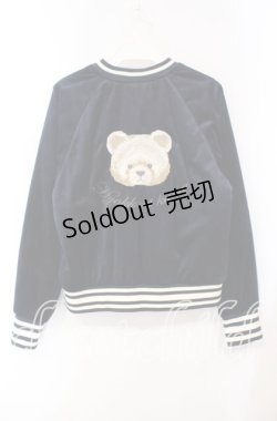 画像3: 【SALE】Franche Lippee / ひょこりくまスカジャン M ネイビー O-25-10-21-122-LO-JA-IG-ZT459