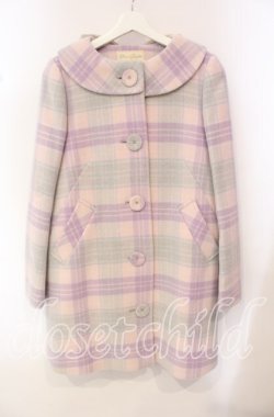 画像1: Franche Lippee / オリジナルチェックメーテルコート M パステル O-25-10-21-123-LO-CO-IG-OS