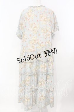 画像4: PINK HOUSE / チェリーブーケプリントロングワンピース【お直しあり】  ミント O-25-10-21-011-LO-OP-IG-OS
