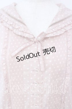 画像2: PINK HOUSE / ドットセーラーワンピース【お直しあり】  ピンク O-25-10-21-013-LO-OP-IG-OS