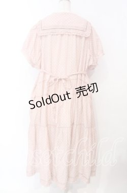 画像5: PINK HOUSE / ドットセーラーワンピース【お直しあり】  ピンク O-25-10-21-013-LO-OP-IG-OS