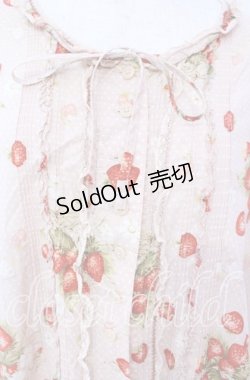 画像2: PINK HOUSE / いちごドットプリントワンピース【お直しあり】  ピンク O-25-10-21-014-LO-OP-IG-OS