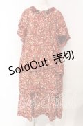 PINK HOUSE / いちごロングワンピース【お直しあり】  アカ O-25-10-21-015-LO-OP-IG-OS