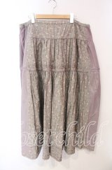 WONDERFUL WORLD / 茨薔薇タックロングスカート【お直しあり】  ラベンダー O-25-10-21-020-LO-SK-IG-ZT163