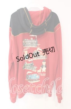 画像5: Karl Helmut / レールウェイKARLくんプリント配色パーカー 3（M） アカ O-25-10-21-023-EL-TO-IG-ZI