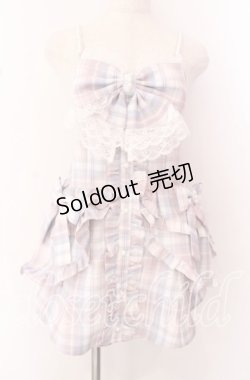 画像1: Ank Rouge / リボンフリフリセットアップ  ピンク×ラベンダー O-25-10-23-034-CA-OP-IG-OS