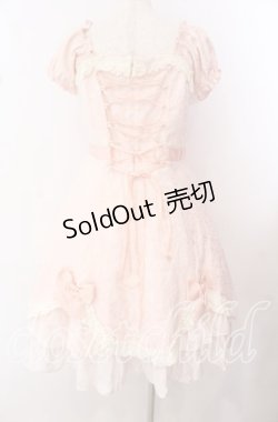 画像5: milky ange / ジャガードパフスリーブワンピース  ピンク O-25-10-23-037-EL-OP-IG-OS