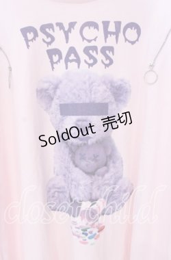 画像2: Amilige / 肩ZIP PSYCHO PASS Tシャツ  ピンク O-25-10-23-038-PU-TS-YM-OS