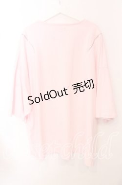 画像3: Amilige / 肩ZIP PSYCHO PASS Tシャツ  ピンク O-25-10-23-038-PU-TS-YM-OS