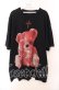 画像1: TRAVAS TOKYO / Bear BIG　Tシャツ  ブラックｘレッド O-25-10-23-039-PU-TS-YM-OS (1)