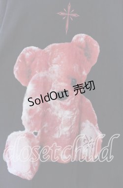 画像2: TRAVAS TOKYO / Bear BIG　Tシャツ  ブラックｘレッド O-25-10-23-039-PU-TS-YM-OS