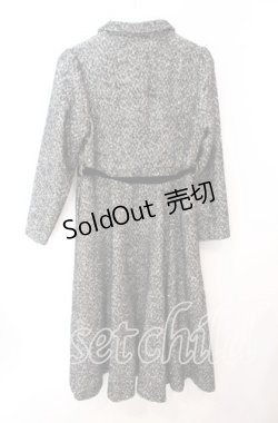 画像3: an another angelus / ヘリンボーンフィットandフレアーコート  クロ O-25-10-23-042-CA-CO-IG-OS