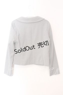 画像2: FA(Fi.n.t) / スカラップカラージャケット  グレー O-25-10-23-043-LO-JA-IG-OS