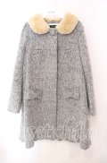 franche lippee black / リボンポケットコート  グレー O-25-10-23-046-LO-CO-IG-OS