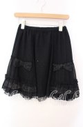 Emily Temple cute / ラメドットジョーゼットスカート  クロ O-25-10-23-006-ET-SK-OW-ZT456