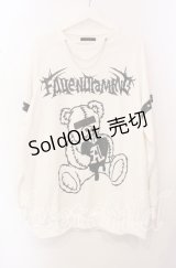 Amilige / チェーンネックレスベアプリントスウェット  オフホワイト O-25-10-23-050-PU-TO-OW-ZS
